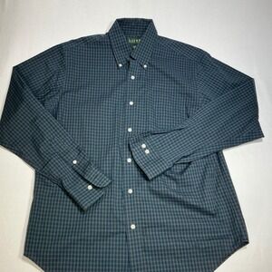 Lauren Ralph Lauren Classic Fit Non Iron Plaid Button Down Shirt 15 1/2 34/35 M